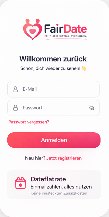 FairDate App Ansicht 3